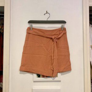 The Native One Peach Tie Skirt